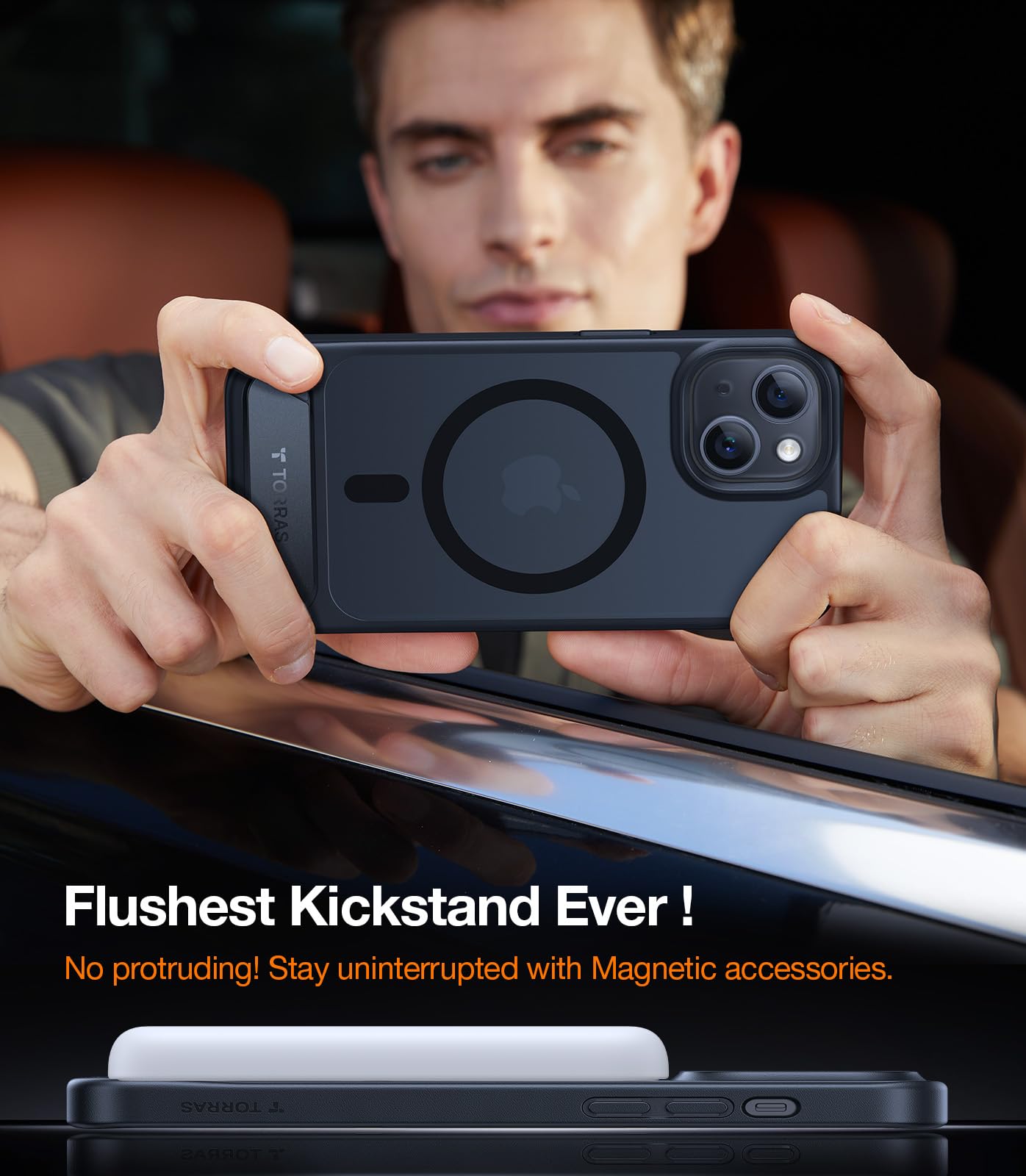 Foto 6 | Funda Magnética Torras Upgrade Con Soporte Para Iphone 15 Plus/14 Plus - Venta Internacional.