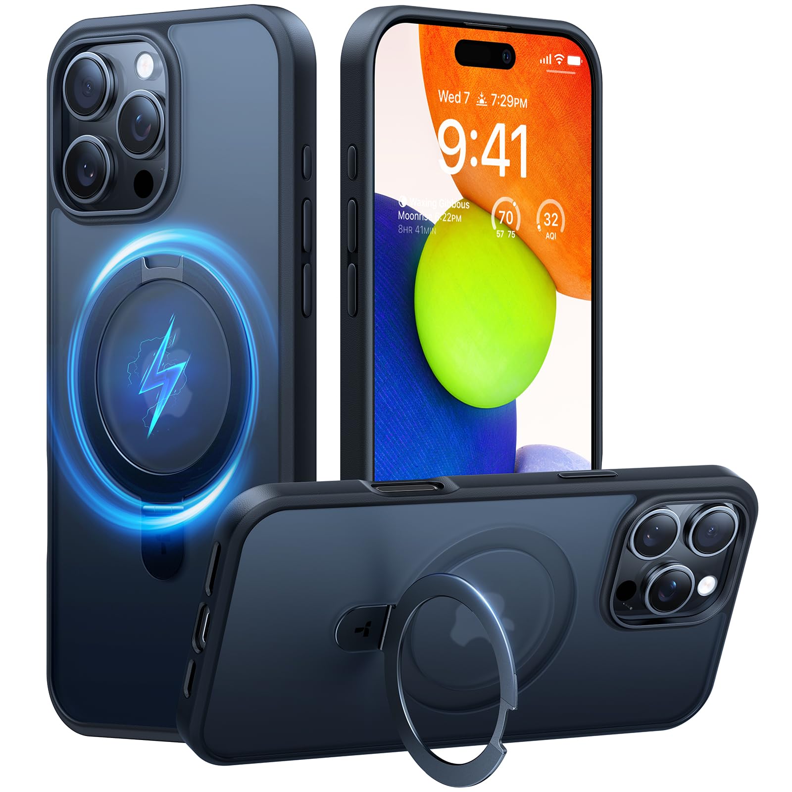 Foto 2 pulgar | Funda De Teléfono Torras Magnetic Ostand Para Iphone 16 Pro Max - Venta Internacional.