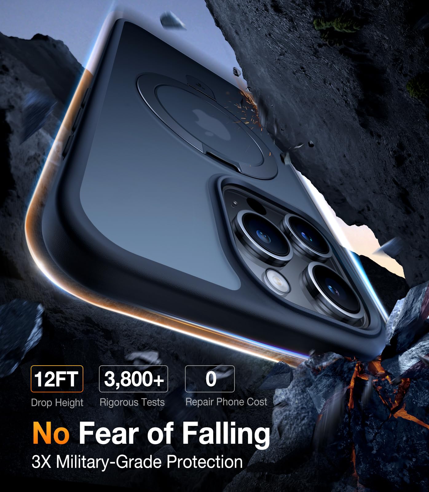 Foto 4 | Funda De Teléfono Torras Magnetic Ostand Para Iphone 16 Pro Max - Venta Internacional.