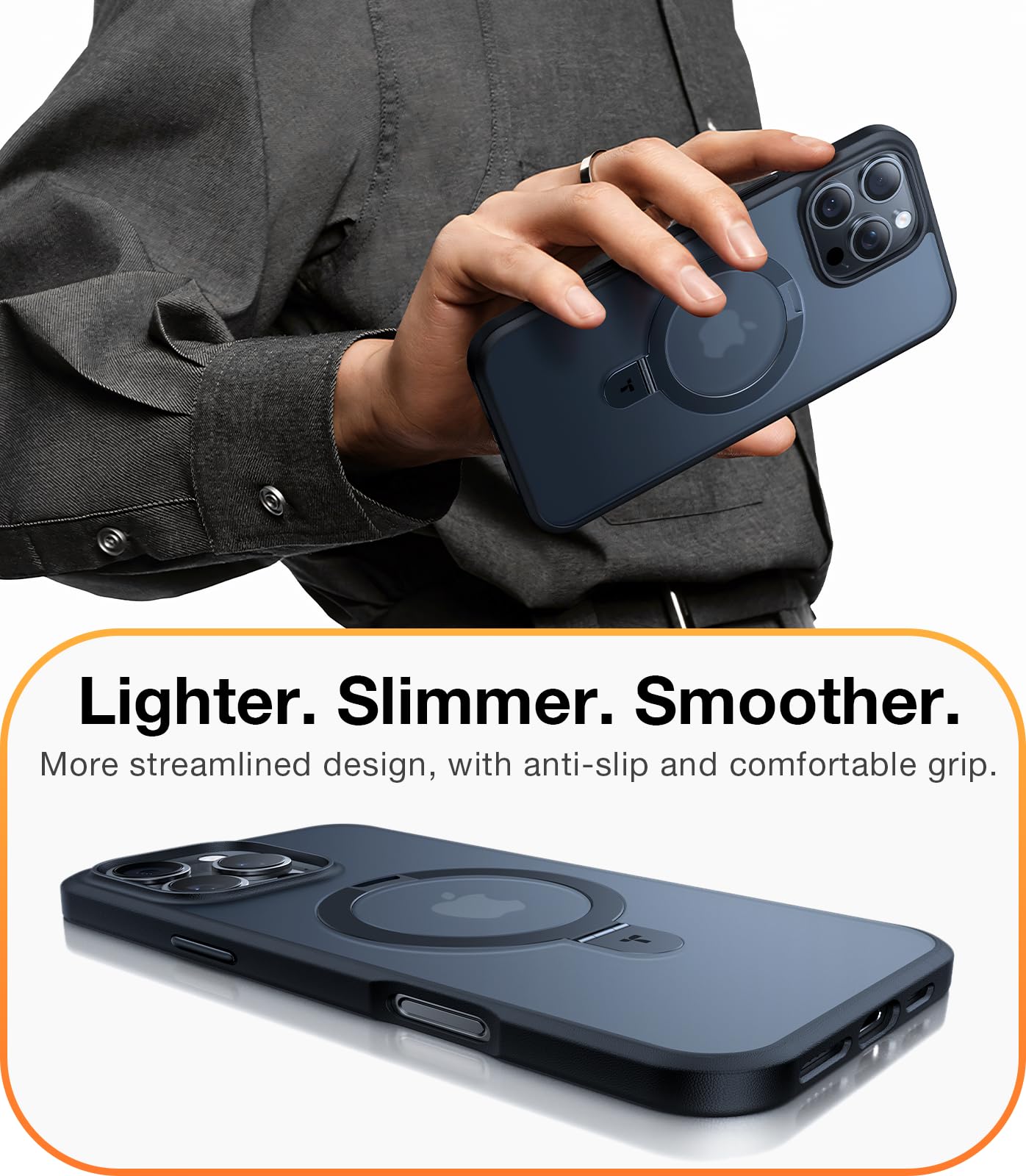 Foto 8 pulgar | Funda De Teléfono Torras Magnetic Ostand Para Iphone 16 Pro Max - Venta Internacional.