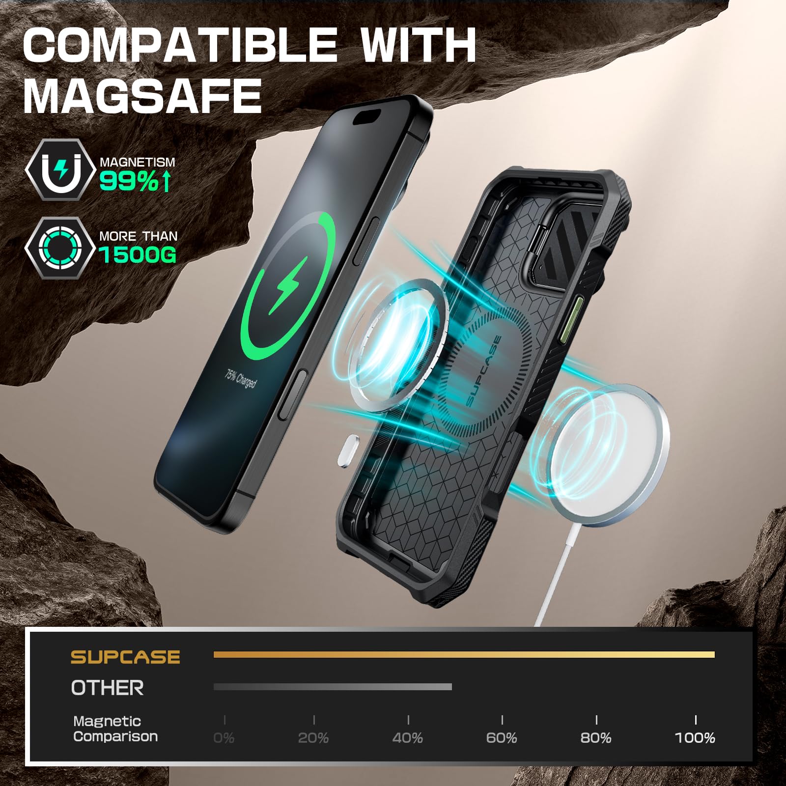 Foto 6 pulgar | Funda De Teléfono Supcase Para Iphone 16 Pro Max Con Funda De Cámara - Venta Internacional.