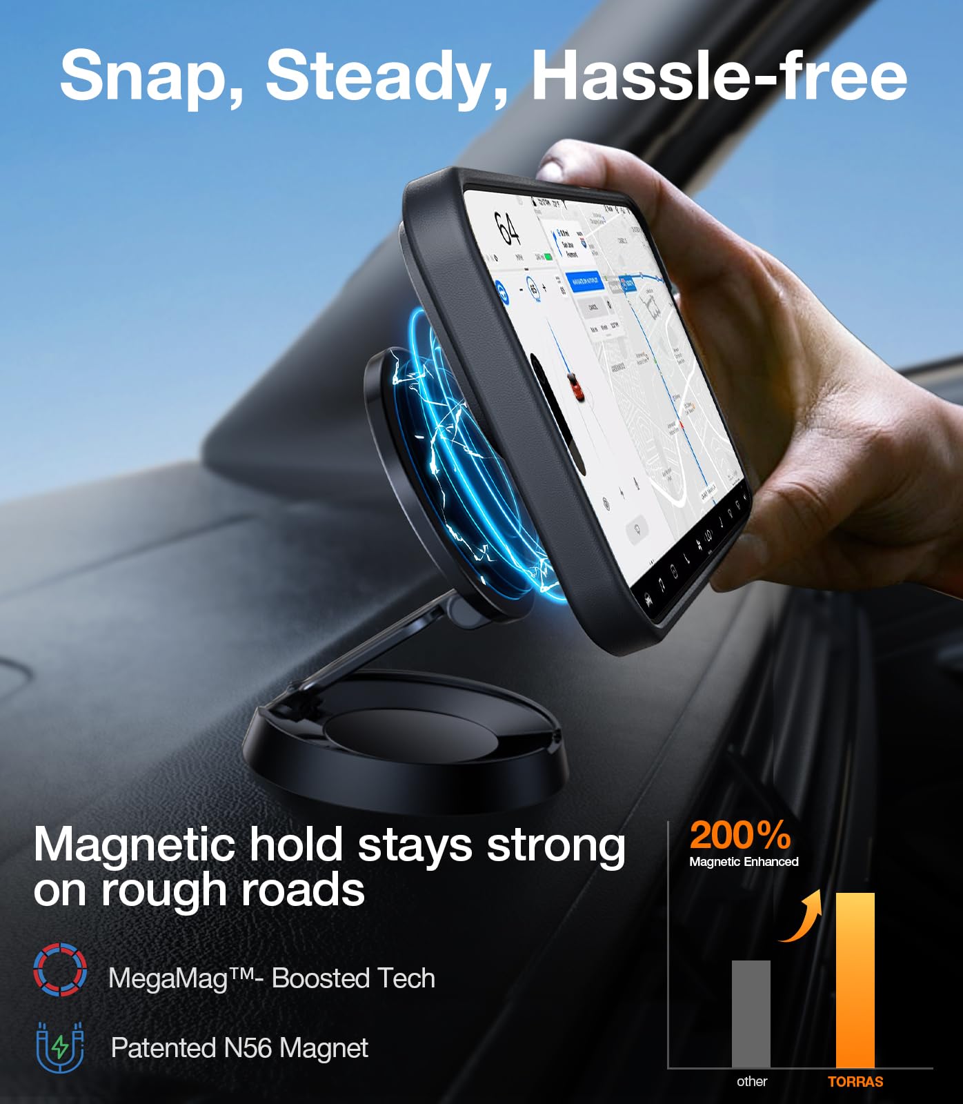 Foto 5 pulgar | Funda Para Teléfono Torras Strong Magnetic Stand Iphone 16 Pro Max - Venta Internacional.