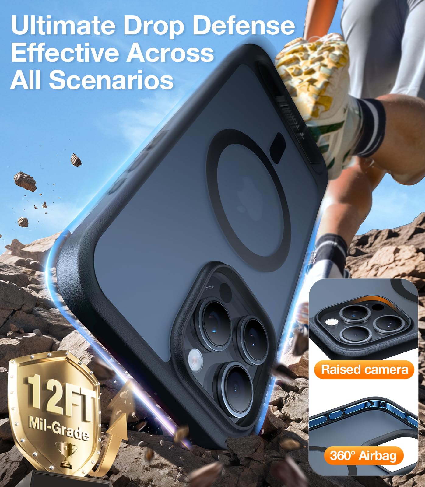 Foto 6 pulgar | Funda Para Teléfono Torras Strong Magnetic Stand Iphone 16 Pro Max - Venta Internacional.