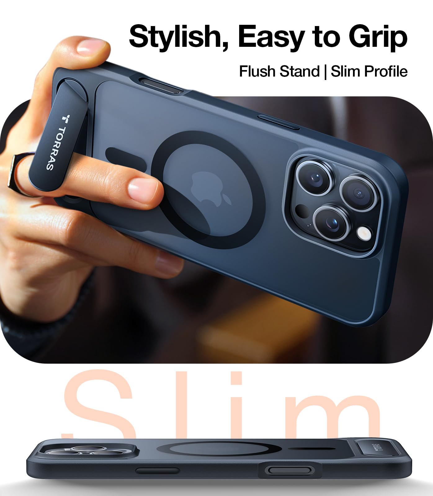 Foto 6 | Funda Para Teléfono Torras Strong Magnetic Stand Iphone 16 Pro Max - Venta Internacional.