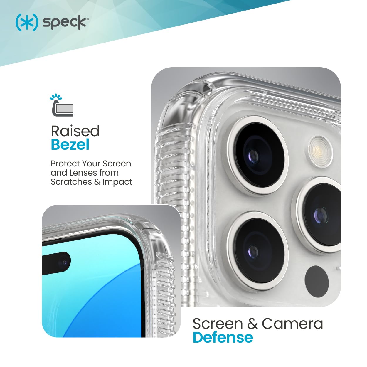 Foto 4 | Funda De Teléfono Speck Clear Gemshell Para Iphone 16 Pro - Venta Internacional.