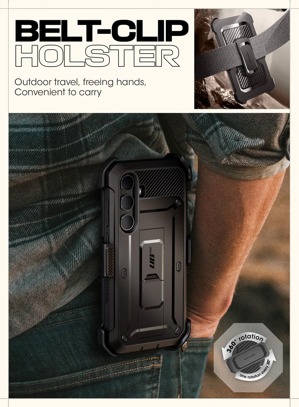 Foto 6 pulgar | Funda Para Teléfono Supcase Unicorn Beetle Pro Para Samsung Galaxy S24 - Venta Internacional.