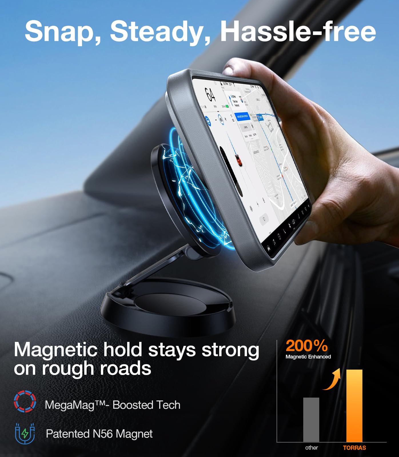Foto 5 pulgar | Funda Para Teléfono Torras Strong Magnetic Stand Iphone 16 Pro Max - Venta Internacional.