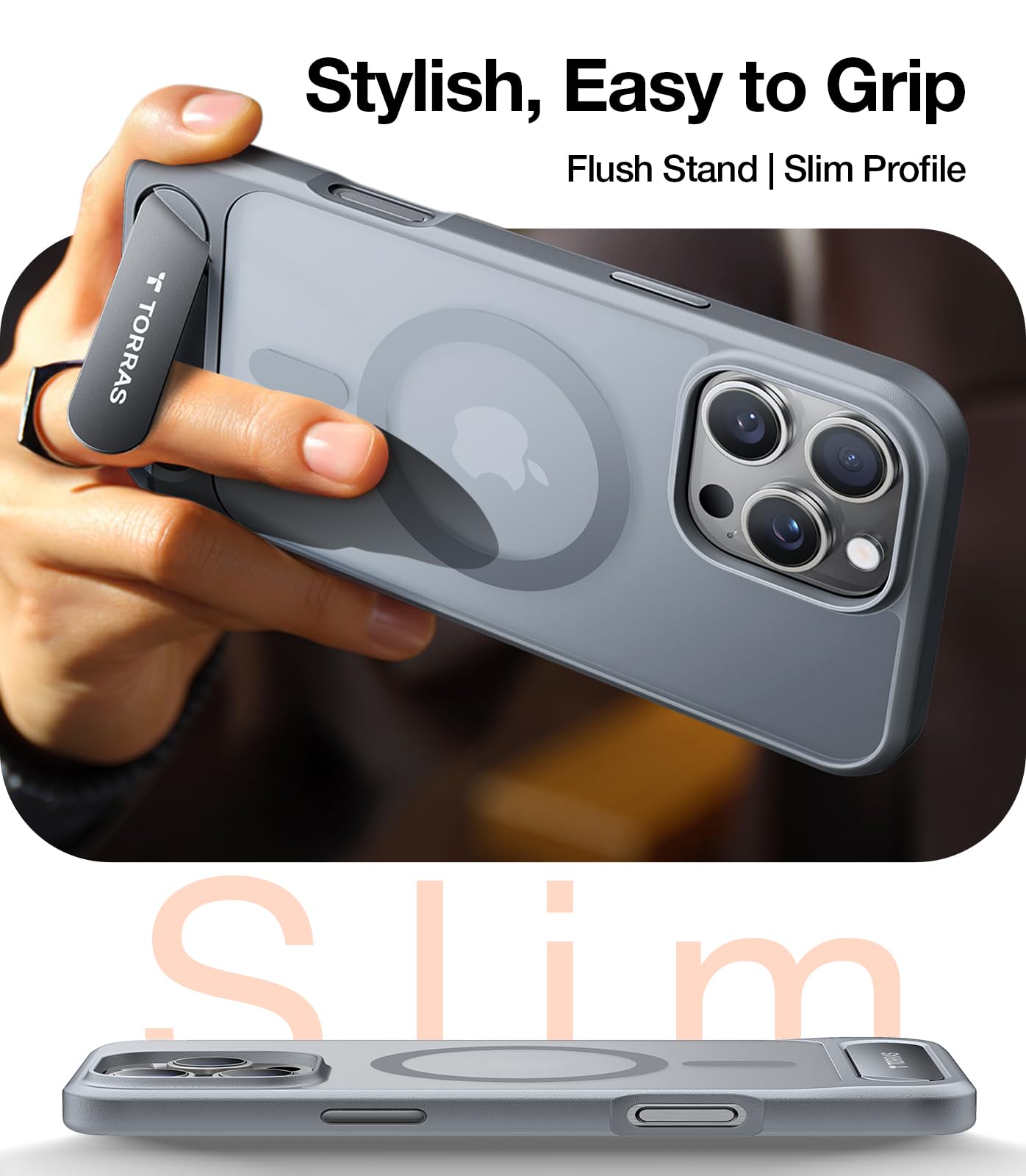 Foto 6 | Funda Para Teléfono Torras Strong Magnetic Stand Iphone 16 Pro Max - Venta Internacional.