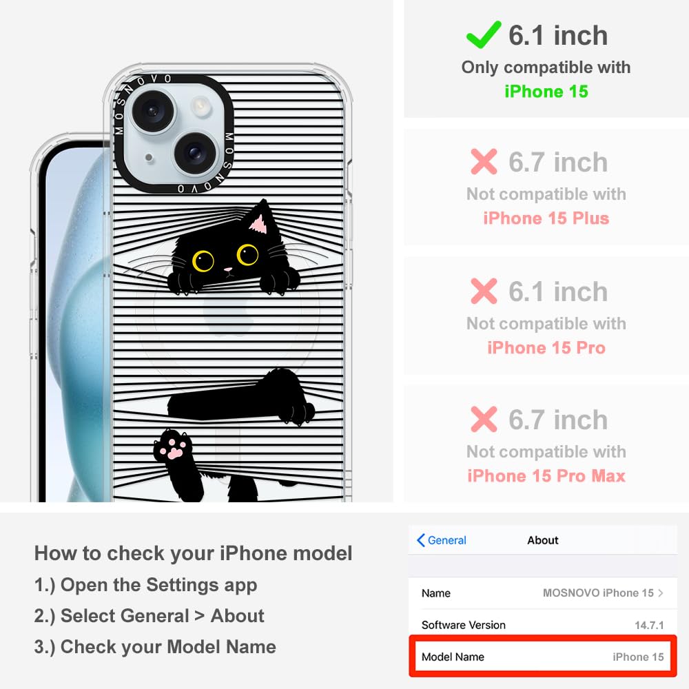 Foto 3 pulgar | Funda De Teléfono Mosnovo Compatible Con Iphone 15 Con Magsafe - Venta Internacional.
