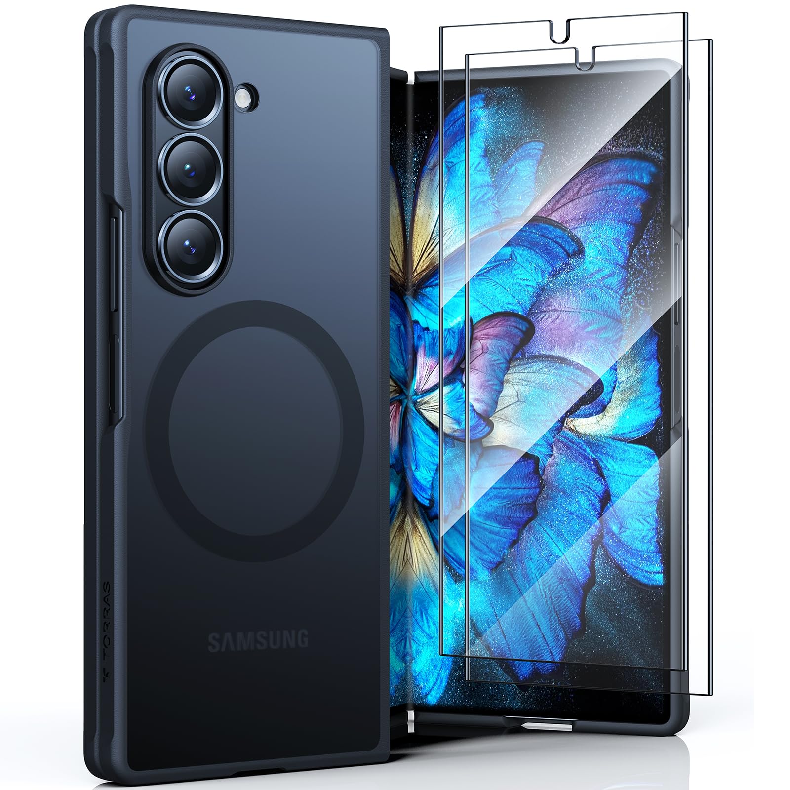 Funda De Teléfono Torras Magnética A Prueba De Golpes Para Samsung Z Fold 6 - Venta Internacional.