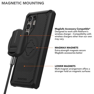 Foto 5 | Funda Rokform Para Galaxy S24 Ultrarresistente Con Magsafe Black - Venta Internacional.