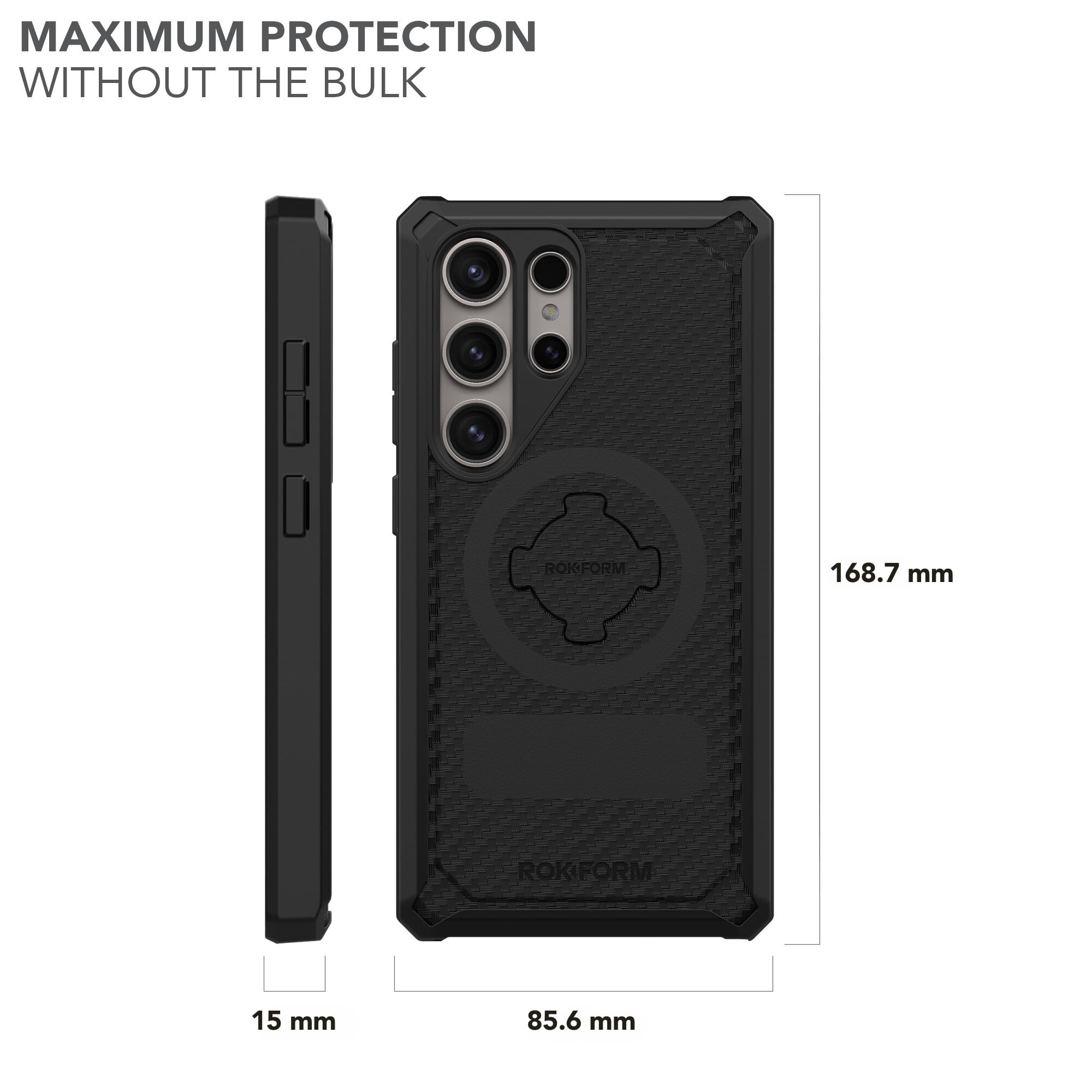 Foto 8 pulgar | Funda Rokform Para Galaxy S24 Ultrarresistente Con Magsafe Black - Venta Internacional.