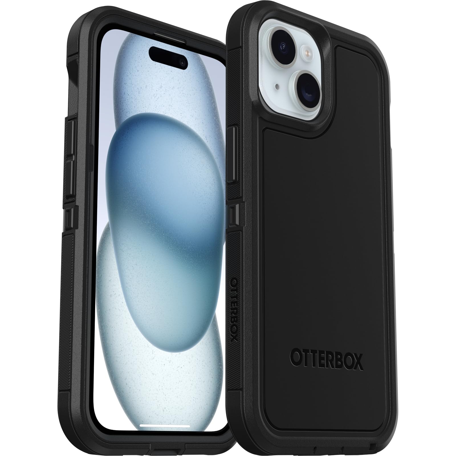 Funda Otterbox Defender Series Xt Para Iphone 15/14/13, Color Negro - Venta Internacional.