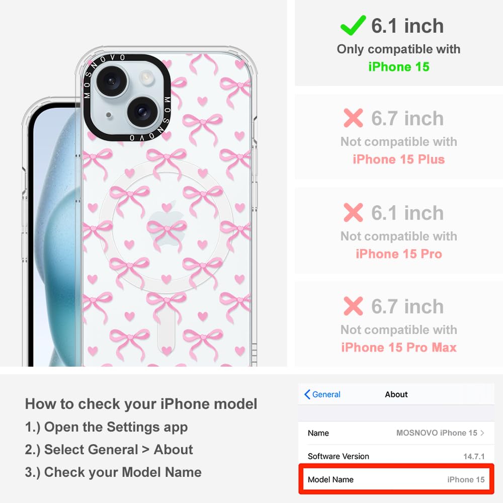 Foto 3 pulgar | Funda De Teléfono Mosnovo Compatible Con Iphone 15 Con Magsafe - Venta Internacional.