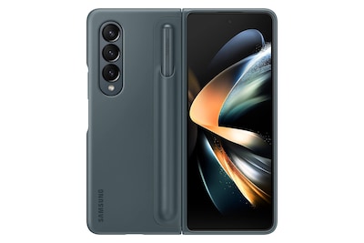 Foto 1 | Funda Para Teléfono Samsung Galaxy Z Fold4 Con Soporte Para Bolígrafos, Gris Y Verde - Venta Internacional.
