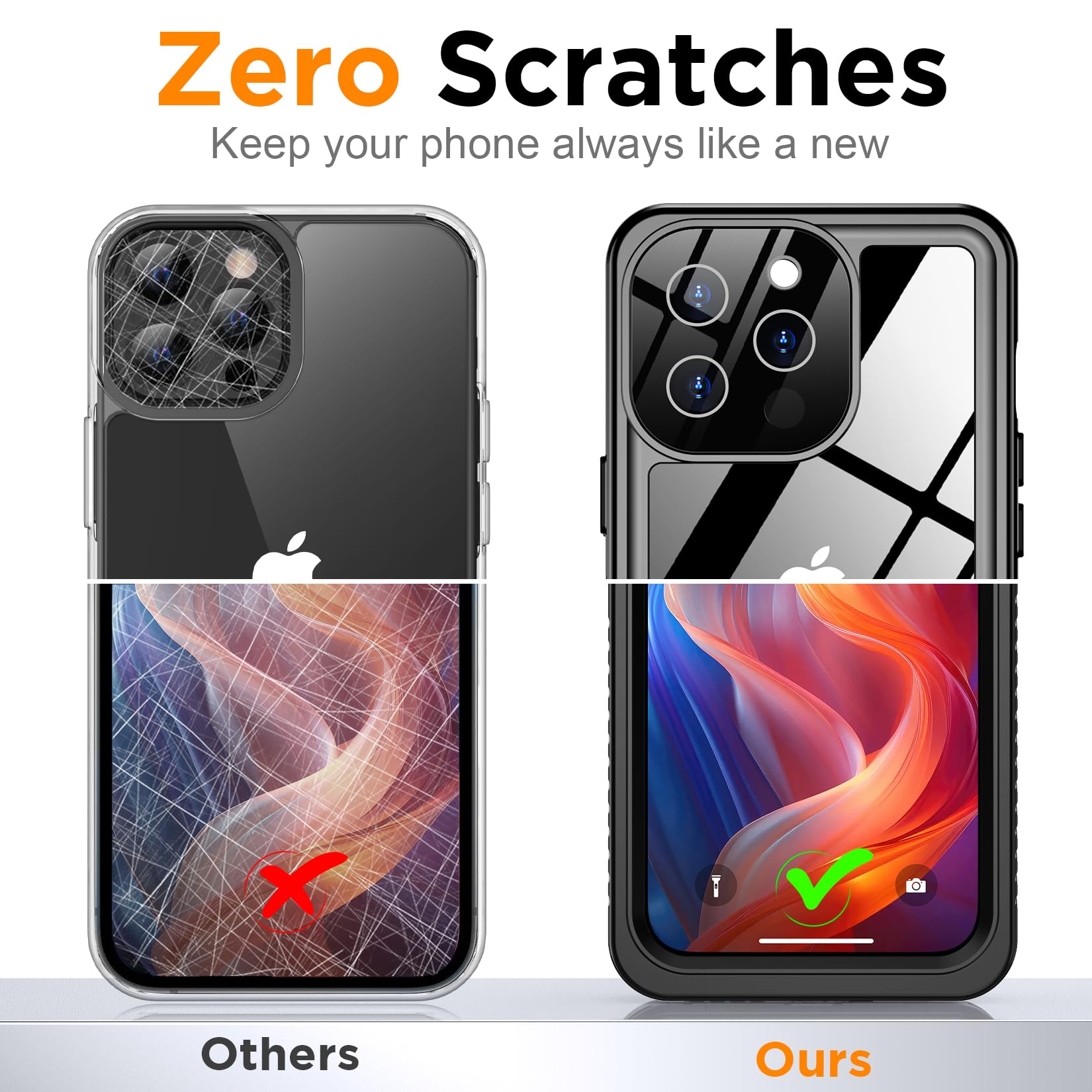 Foto 7 pulgar | Funda Impermeable Temdan Con Protector De Pantalla Para Iphone 13 Pro De 6.1 Pulgadas - Venta Internacional.