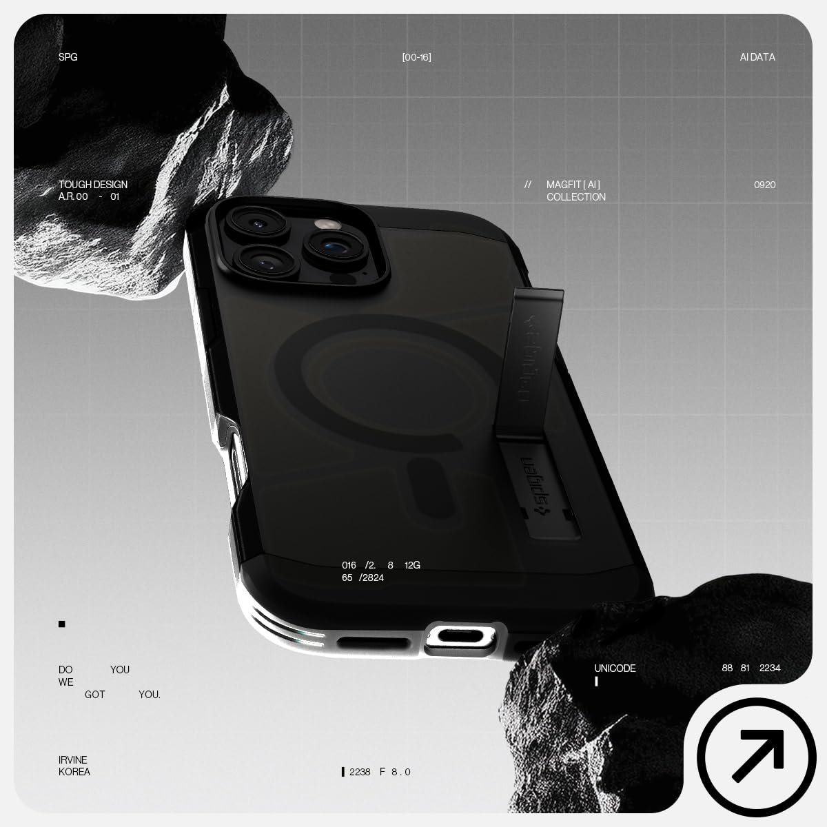 Foto 3 | Funda Para Teléfono Spigen Tough Armor (ai) Magfit Iphone 16 Pro - Venta Internacional.