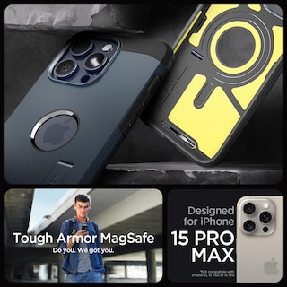 Foto 2 | Funda Spigen Tough Armor Magfit Para Iphone 15 Pro Max - Venta Internacional.