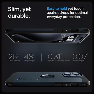Foto 7 | Funda Spigen Tough Armor Magfit Para Iphone 15 Pro Max - Venta Internacional.