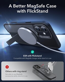 Foto 3 | Funda De Teléfono Esr Para Iphone 16 Con Soporte Compatible Con Magsafe - Venta Internacional.