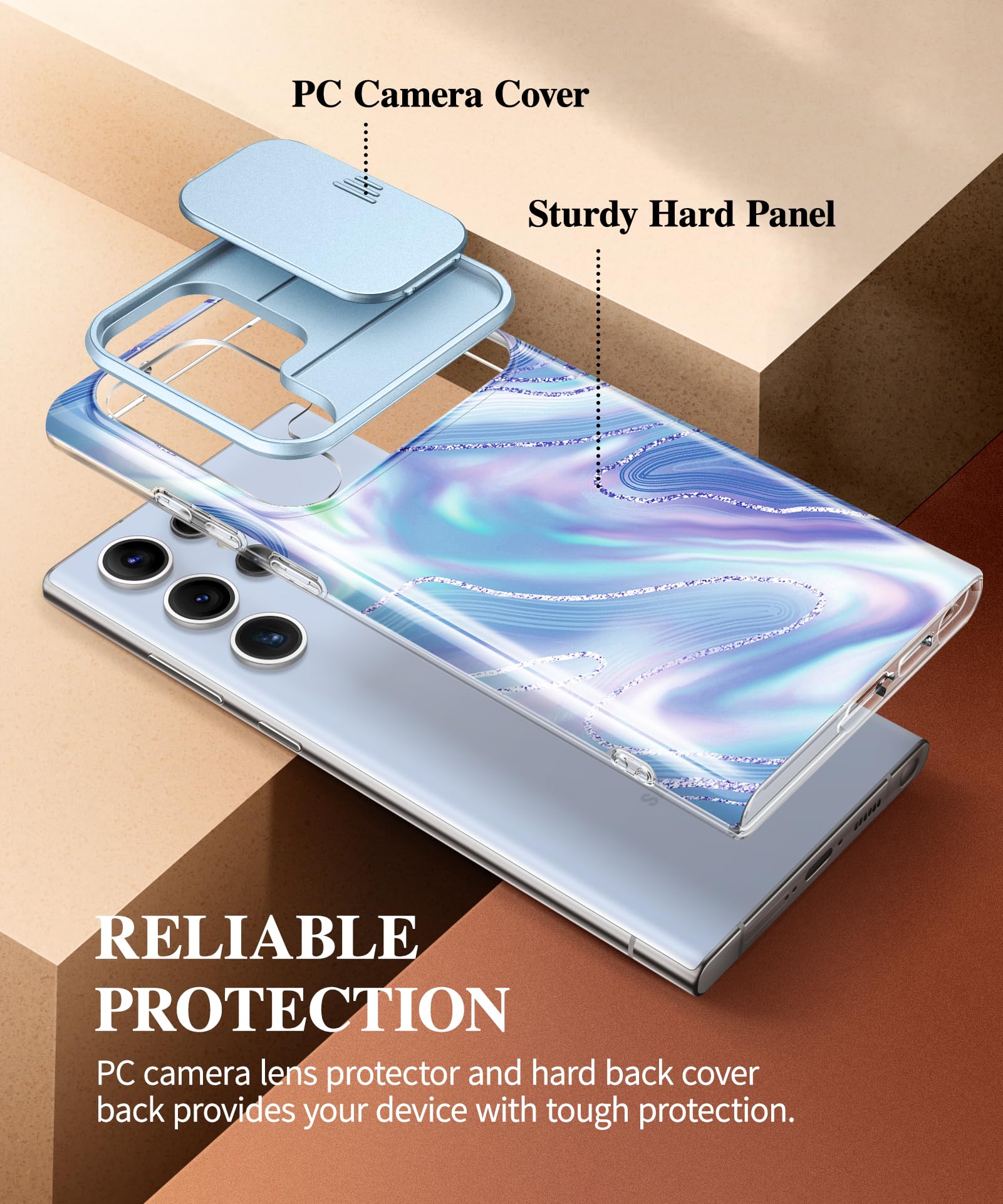 Foto 6 pulgar | Funda De Teléfono Gviewin Para Samsung Galaxy S23 Ultra 5g De 6.8 Pulgadas - Venta Internacional.