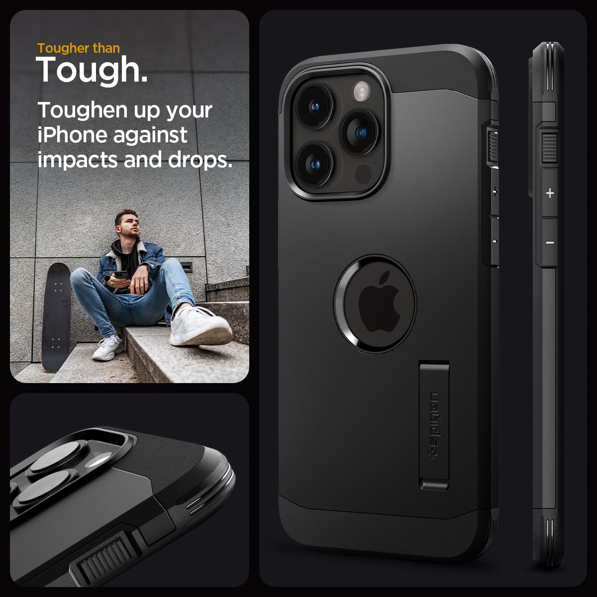 Foto 3 | Funda De Teléfono Spigen Tough Armor Magfit Para Iphone 15 Pro Max - Venta Internacional.
