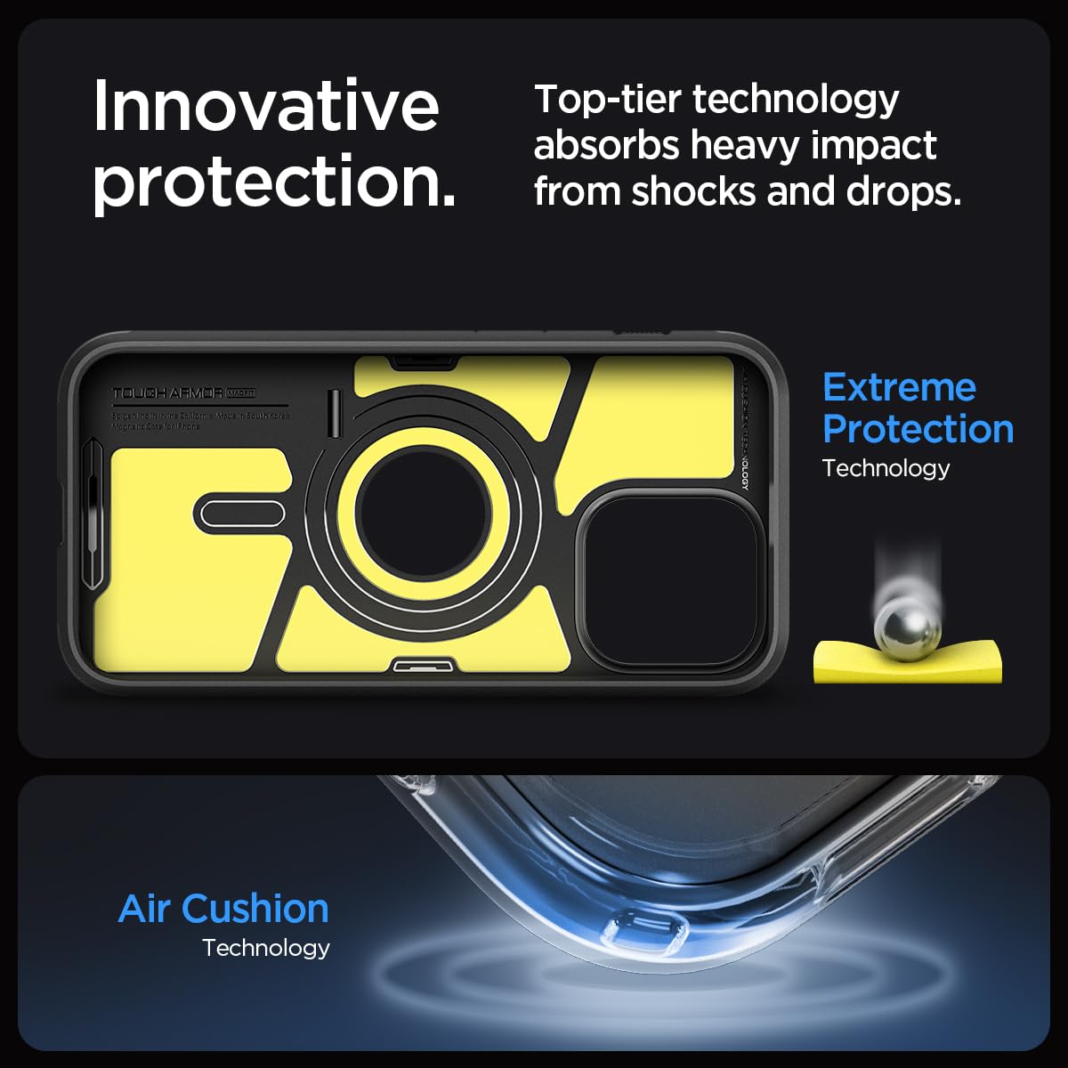 Foto 6 pulgar | Funda De Teléfono Spigen Tough Armor Magfit Para Iphone 15 Pro Max - Venta Internacional.