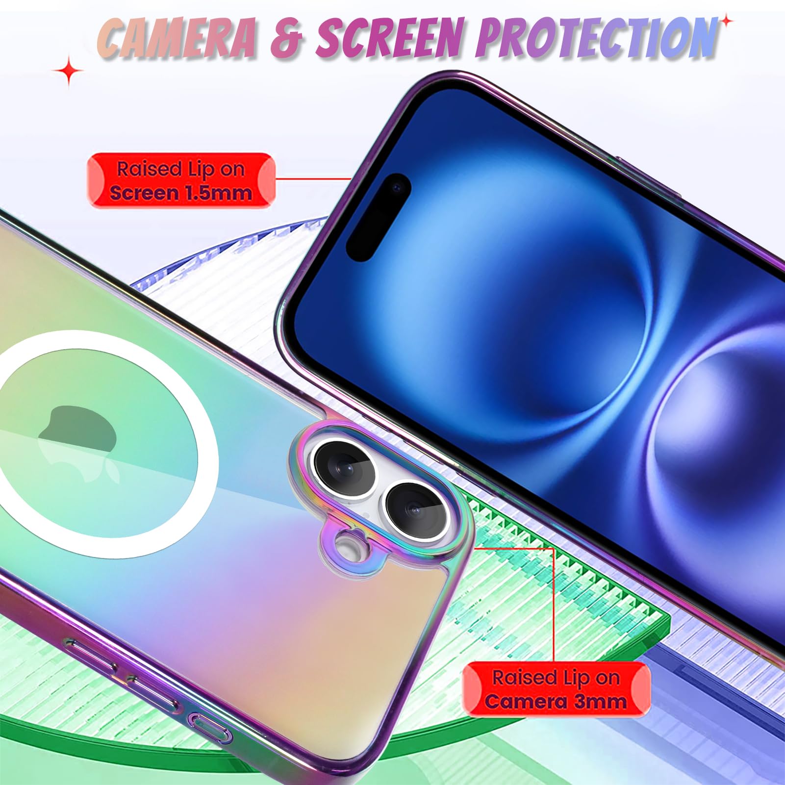 Foto 5 pulgar | Funda De Teléfono Bonoma Para Iphone 16 Con Soporte Magnético Magsafe - Venta Internacional.