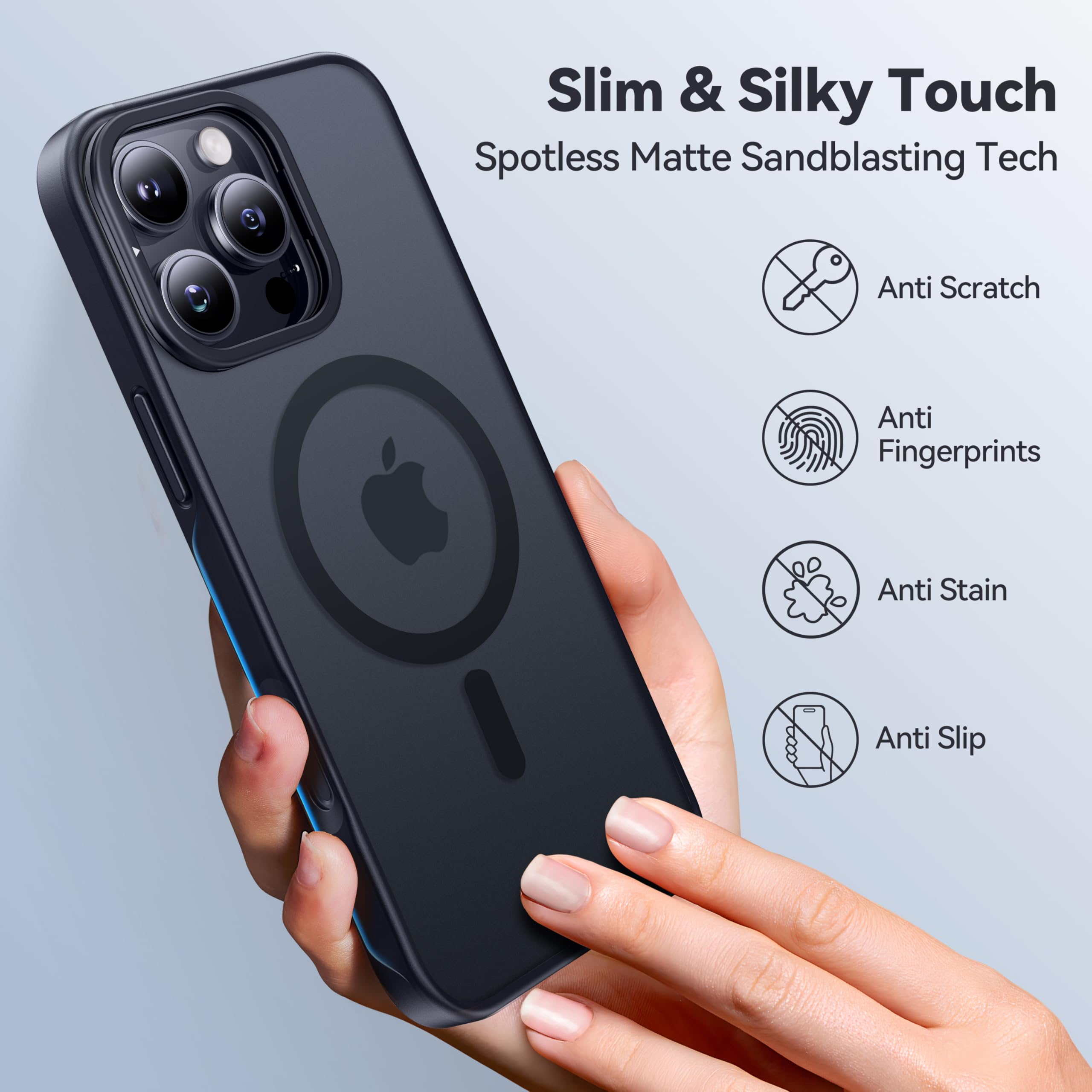 Foto 6 | Funda De Teléfono Casekoo Oficial Magnética A Prueba De Golpes Para Iphone 16 Pro Max - Venta Internacional.