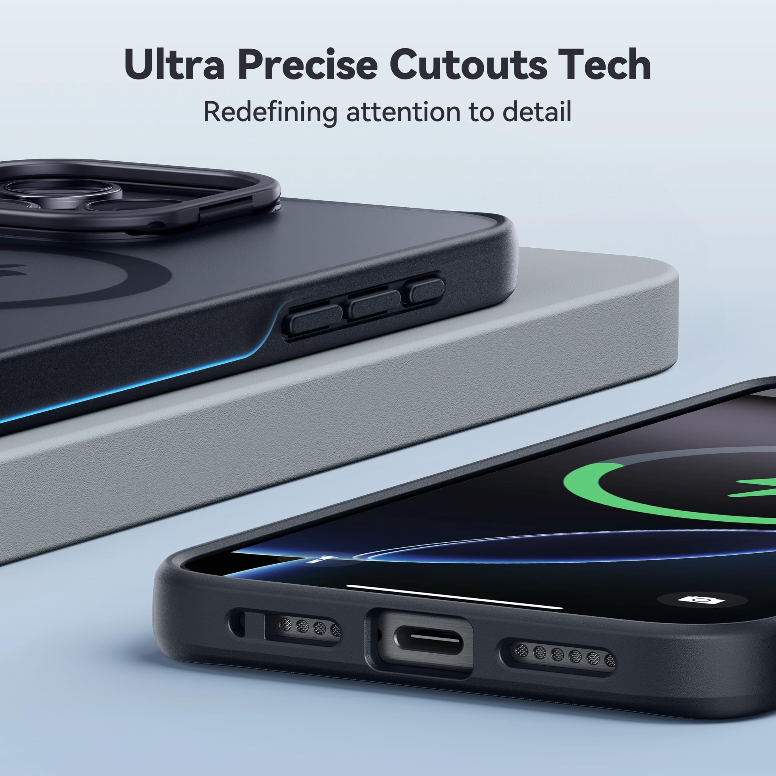 Foto 8 pulgar | Funda De Teléfono Casekoo Oficial Magnética A Prueba De Golpes Para Iphone 16 Pro Max - Venta Internacional.