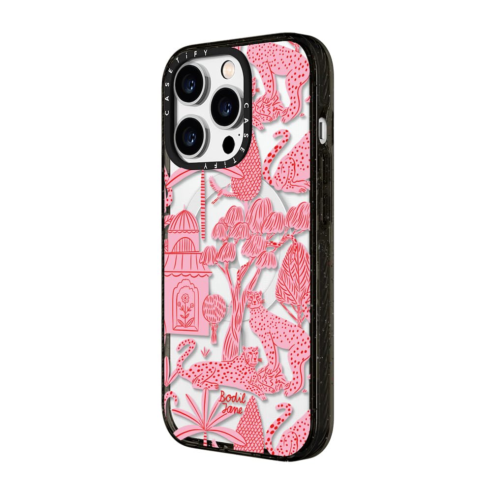 Foto 6 pulgar | Funda Para Teléfono Casetify Impact Iphone 15 Pro Max Cheetah Pink - Venta Internacional.
