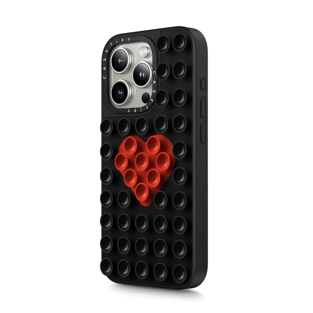 Foto 2 | Funda Para Teléfono Casetify Stick-it Para Iphone 15 Pro, Color Negro - Venta Internacional.