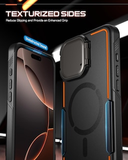 Foto 4 | Funda De Teléfono Poetic Neon Compatible Con Iphone 16 Pro Max Negra - Venta Internacional.