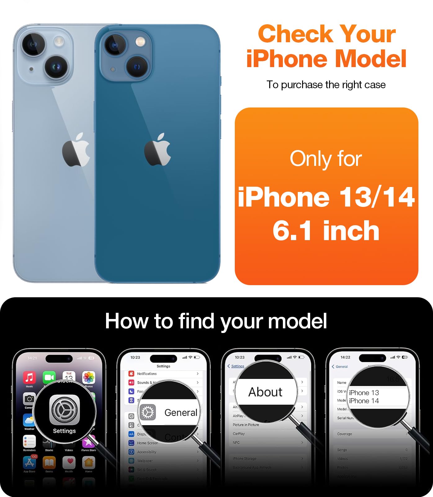 Foto 3 pulgar | Funda De Teléfono Torras Mejorada Ostand 360° Spin Magnetic Para Iphone 13/14 - Venta Internacional.