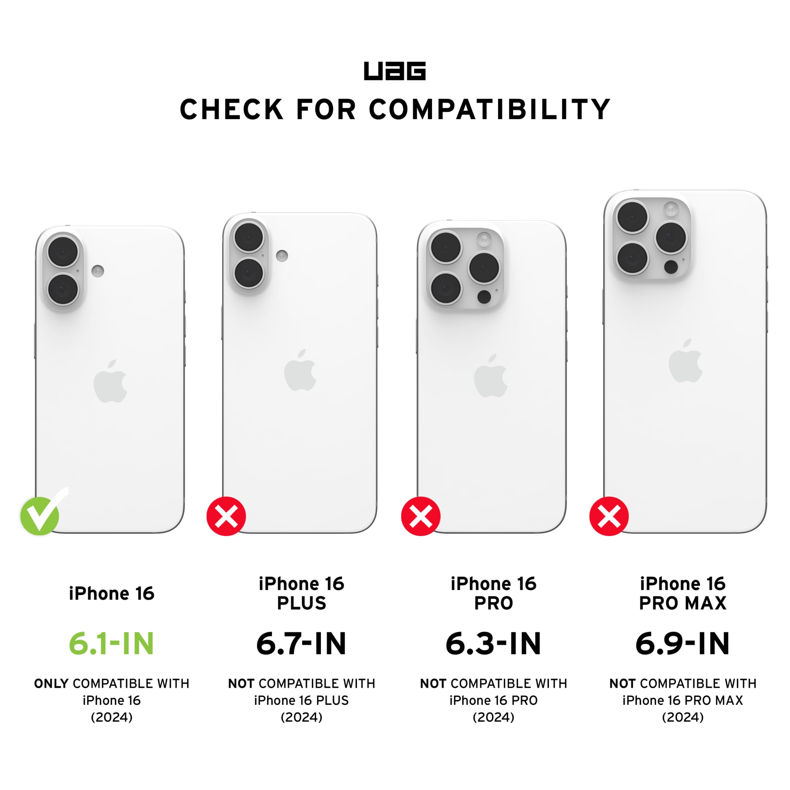 Foto 3 pulgar | Funda De Teléfono Urban Armor Gear Uag Pathfinder Para Iphone 16 6.1 - Venta Internacional.