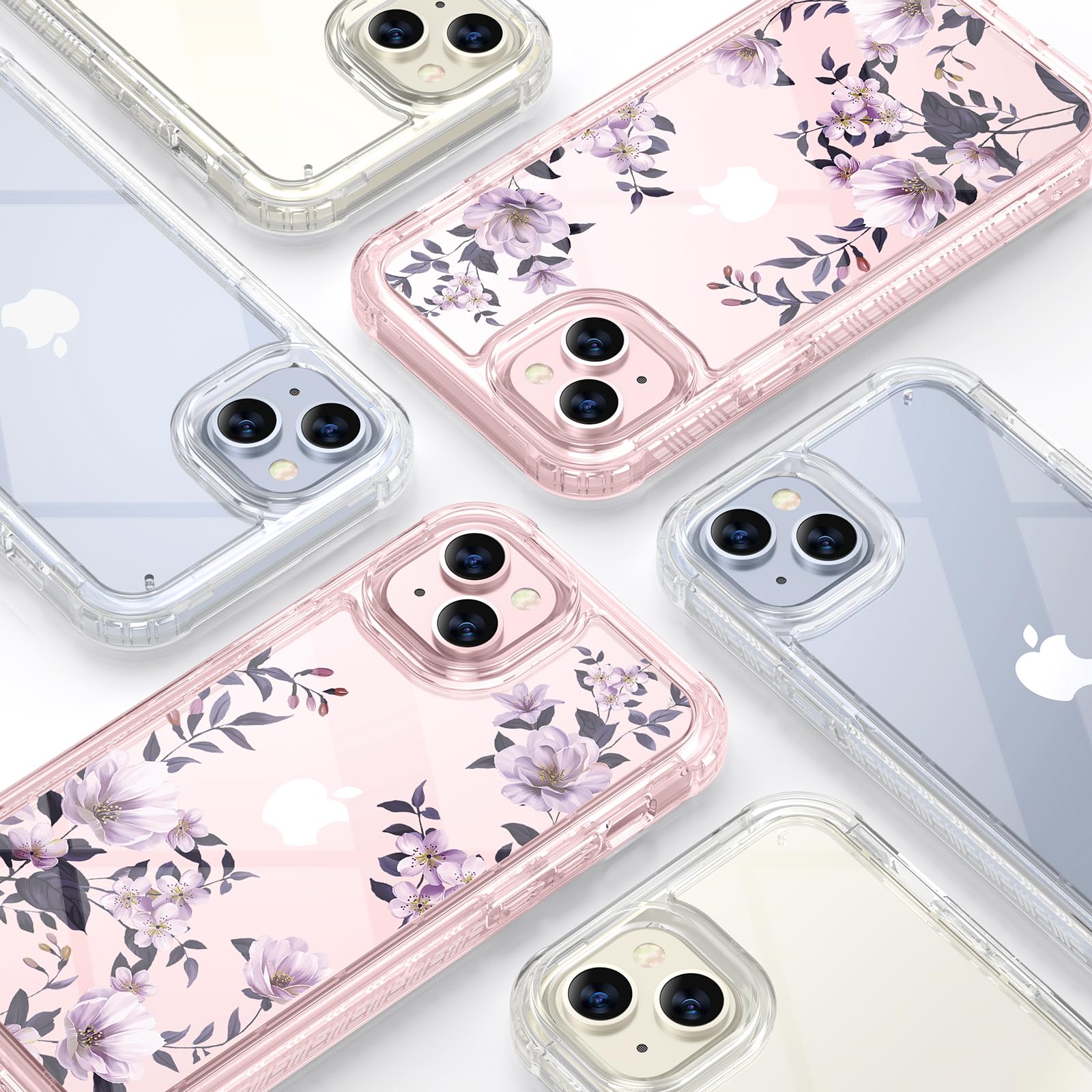 Foto 7 pulgar | Funda De Teléfono Diaclara Diseñada Para Iphone 15 6.1 Con Protector De Pantalla - Venta Internacional.
