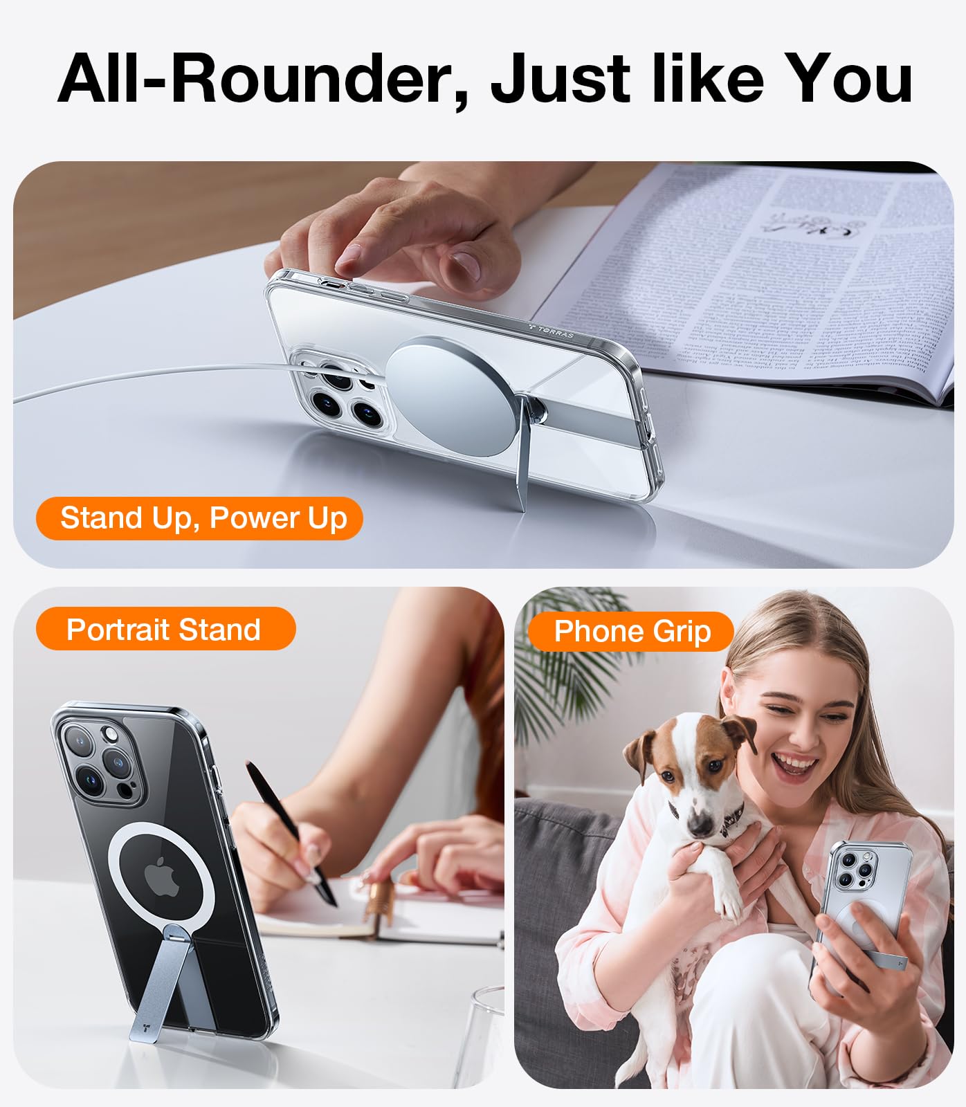 Foto 5 pulgar | Funda De Teléfono Torras 360° Giratoria Con Imán Para Iphone 14 Pro Max - Venta Internacional.
