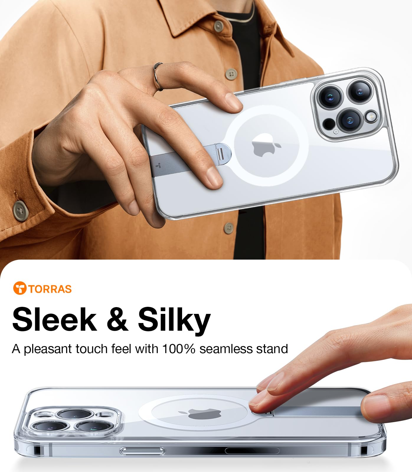 Foto 7 pulgar | Funda De Teléfono Torras 360° Giratoria Con Imán Para Iphone 14 Pro Max - Venta Internacional.