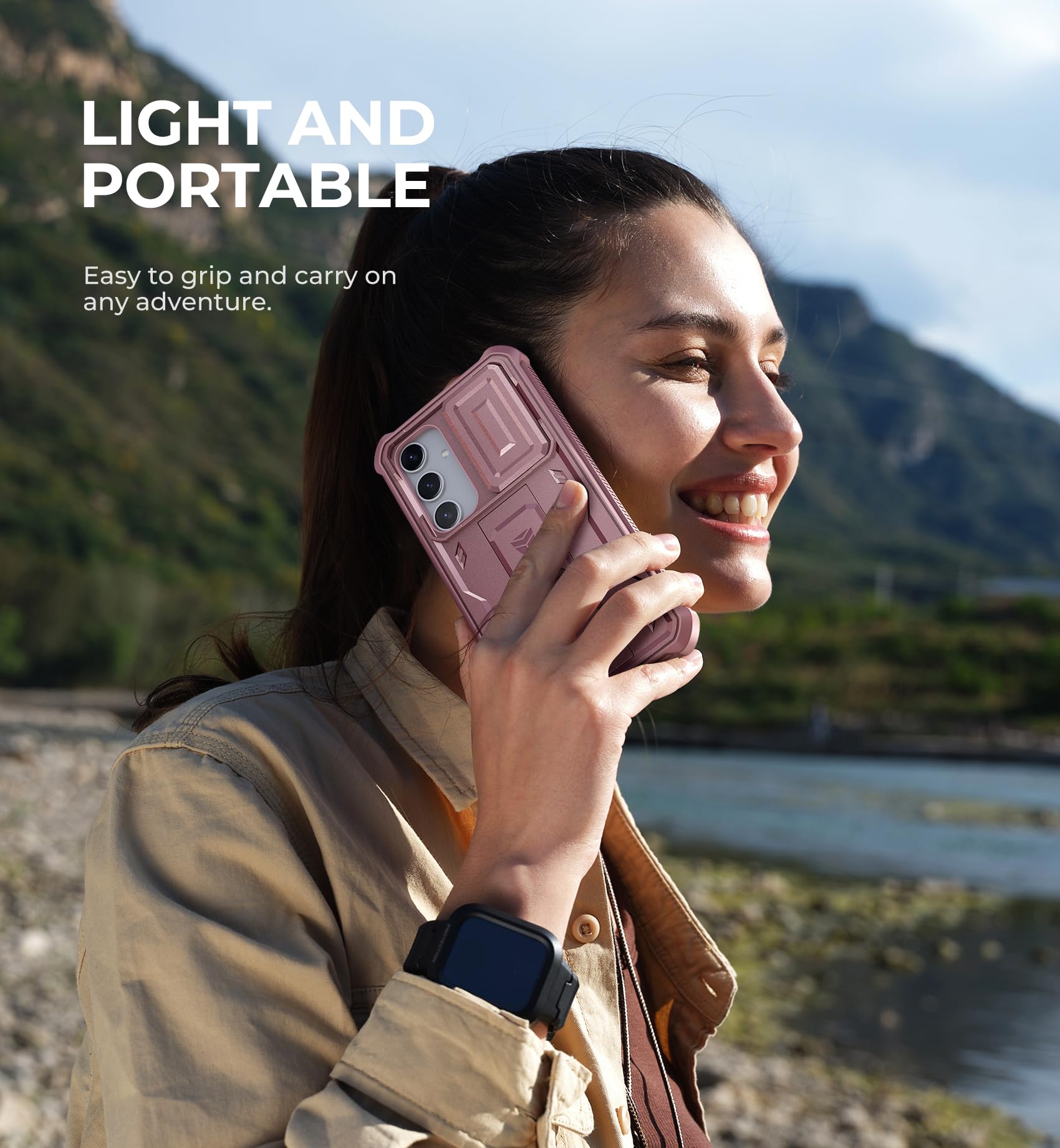 Foto 8 pulgar | Funda Dexnor Para Samsung Galaxy S24 Plus Con Cámara Deslizante - Venta Internacional.