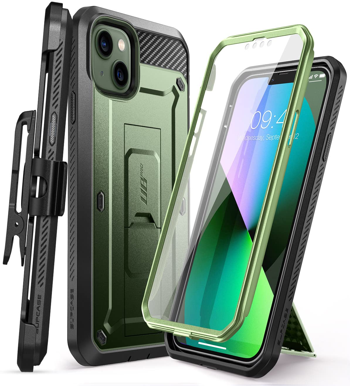 Foto 1 | Funda De Teléfono Supcase Unicorn Beetle Pro Con Soporte Para Iphone 13 - Venta Internacional.