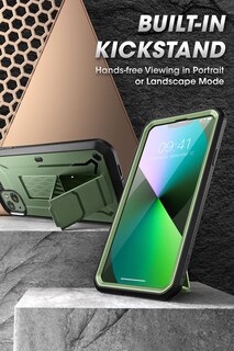 Foto 4 | Funda De Teléfono Supcase Unicorn Beetle Pro Con Soporte Para Iphone 13 - Venta Internacional.