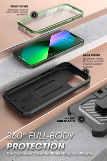Foto 5 | Funda De Teléfono Supcase Unicorn Beetle Pro Con Soporte Para Iphone 13 - Venta Internacional.