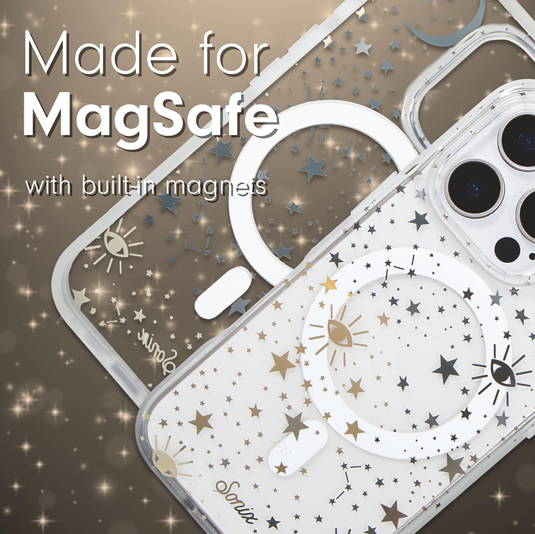 Foto 4 pulgar | Funda De Teléfono Sonix Para Iphone 16 Pro Max Cosmic Stars - Venta Internacional.