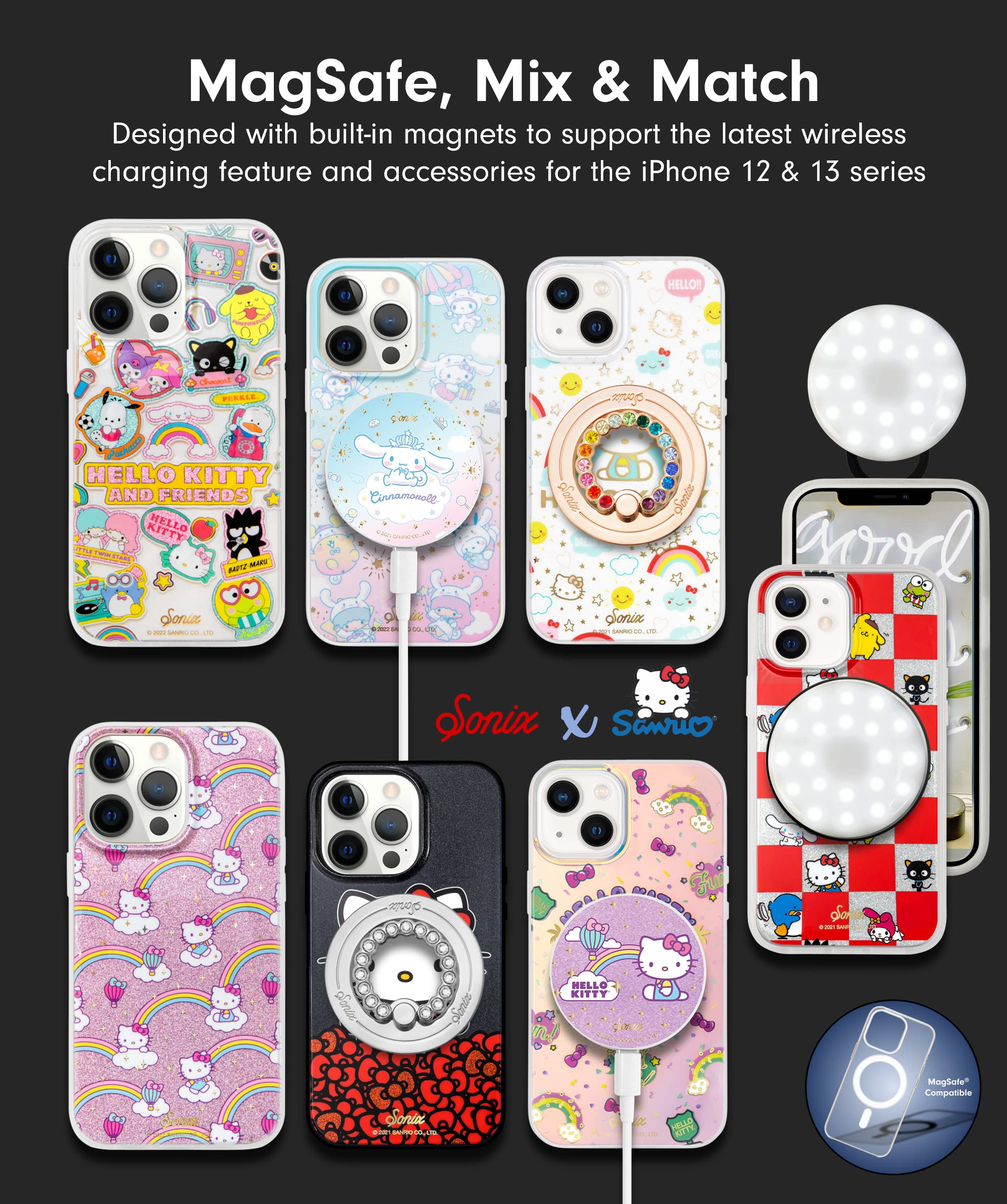 Foto 7 pulgar | Funda De Teléfono Sonix X Sanrio Hello Kitty Para Iphone 12/12 Pro - Venta Internacional.