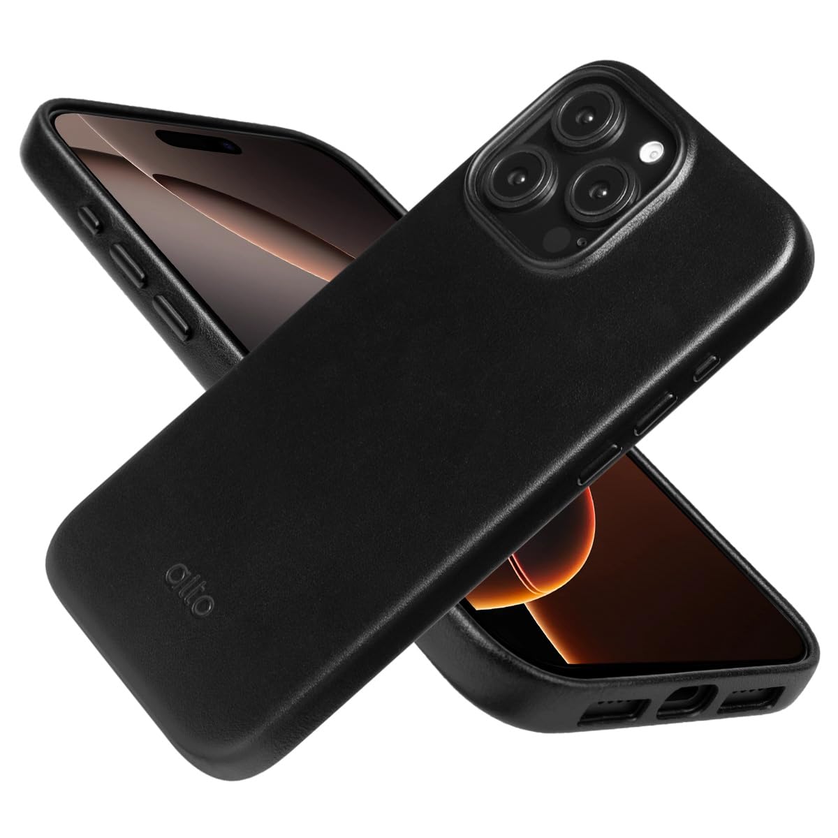 Foto 2 pulgar | Funda De Piel Magnética Compatible Con Iphone 16 Pro Max - Venta Internacional.