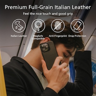 Foto 2 | Funda De Piel Magnética Compatible Con Iphone 16 Pro Max - Venta Internacional.