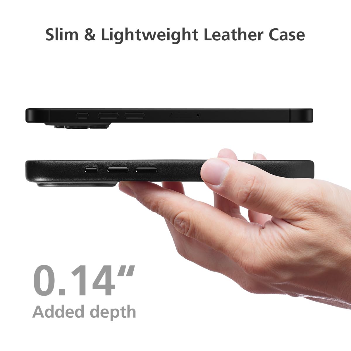 Foto 7 pulgar | Funda De Piel Magnética Compatible Con Iphone 16 Pro Max - Venta Internacional.