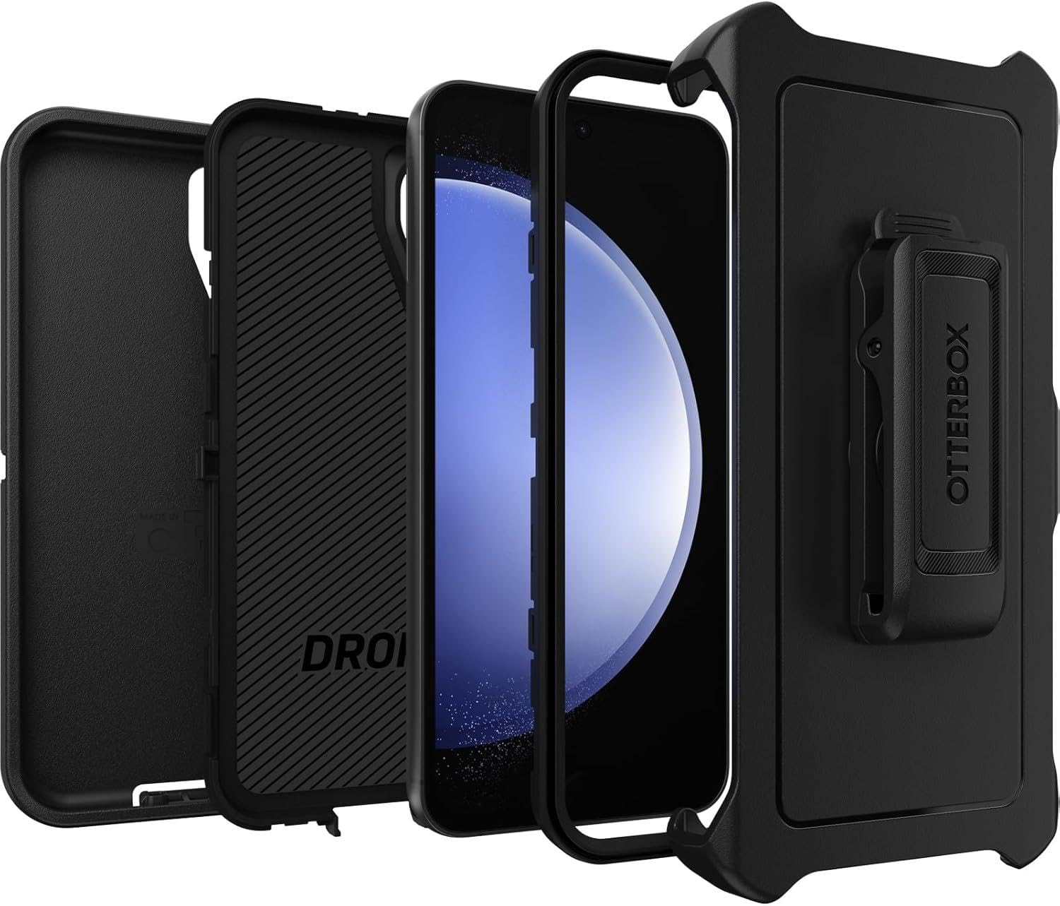 Foto 5 pulgar | Funda Otterbox Defender Series Para Samsung Galaxy S23 Fe, Color Negro - Venta Internacional.
