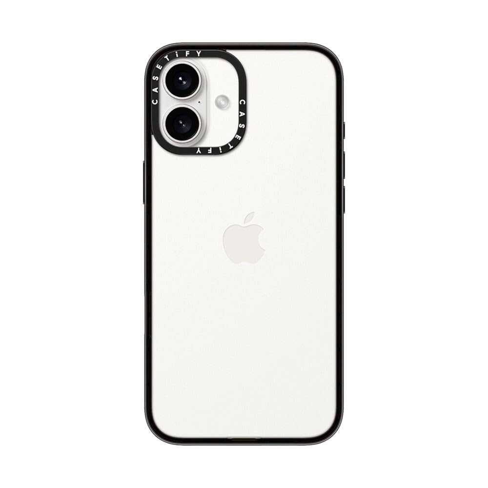 Funda De Teléfono Casetify Compact Para Iphone 16 Plus, Color Negro Transparente - Venta Internacional.