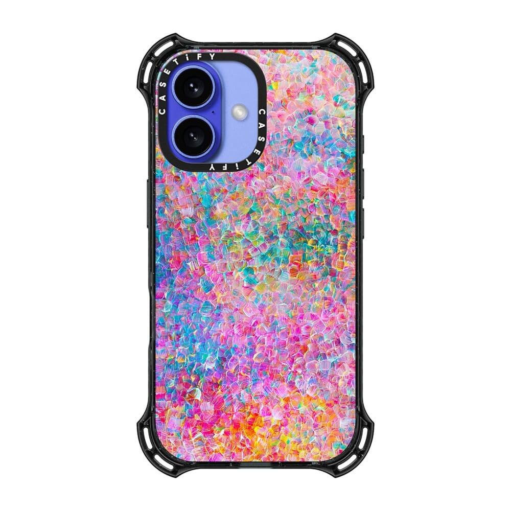 Foto 3 | Funda De Teléfono Casetify Bounce Para Iphone 16 A Prueba De Golpes, Negra - Venta Internacional.